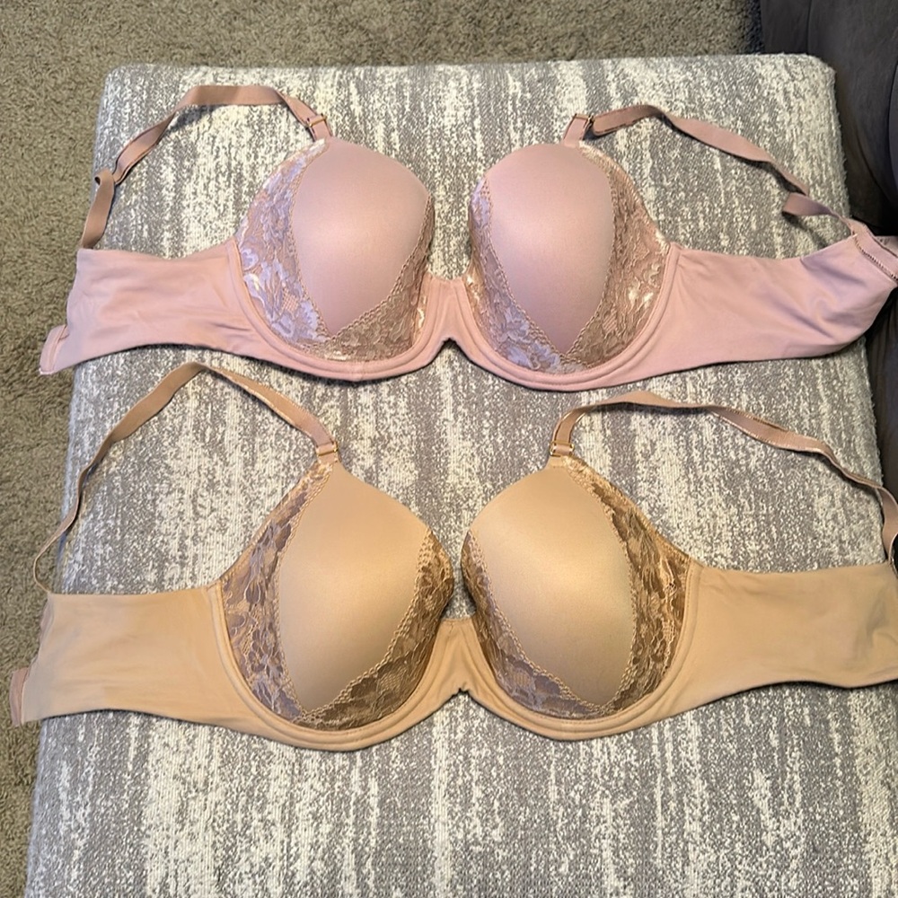 Two Soma Embraceable perfect coverage bras